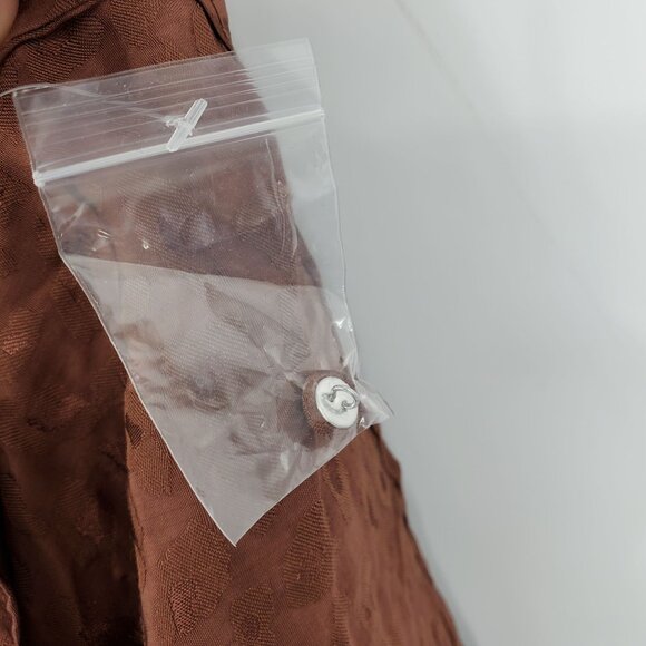 NWT Lover & Friends Revolve Brown Cheyanne Button Up Cheetah Crop Top Shirt XS - Picture 6 of 12